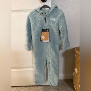 NWT The North Face Campshire Fleece Bunting (12-18 months) in Muted Pine